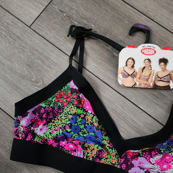 Floral Semi Sheer Bralette - Picture 6 of 16